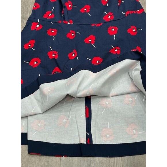 NWT Draper James Womens Poppy A-Line Dress Floral Preppy Nassau Navy Size 18 NWT - Picture 5 of 10